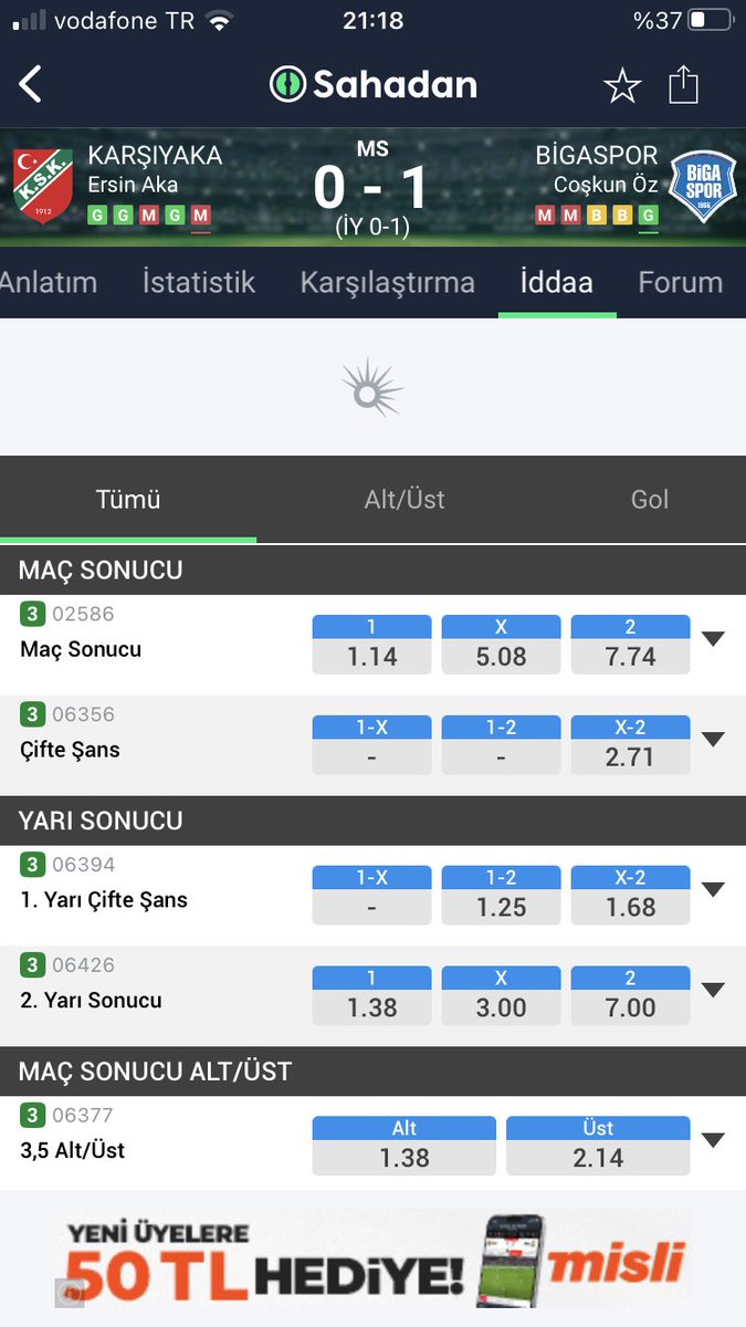 üzgünüm ama yenilginin sebebi.