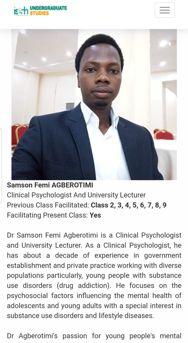 iserhnigeria's tweet photo. 13th #iusclass11 Assessments
The Scholars of ISERH Undergraduate Studies Class 11 had a class on SEXTING, SEXUAL RISK BEHAVIOURS AND HEALTH: IMPLICATIONS FOR SUCCESS on Sat. Oct. 7 facilitated by @femiagberotimi - Clinical Psychologist
Our Scholars shall be reviewing it... https://t.co/0xnd361J3h