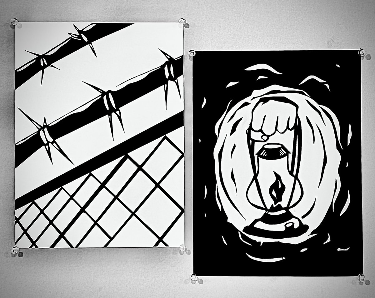 SirKoogles's tweet photo. My work got displayed at school. Art classes are so fun 

#art #2d #bristol #gallery https://t.co/z6fDxjHDYY