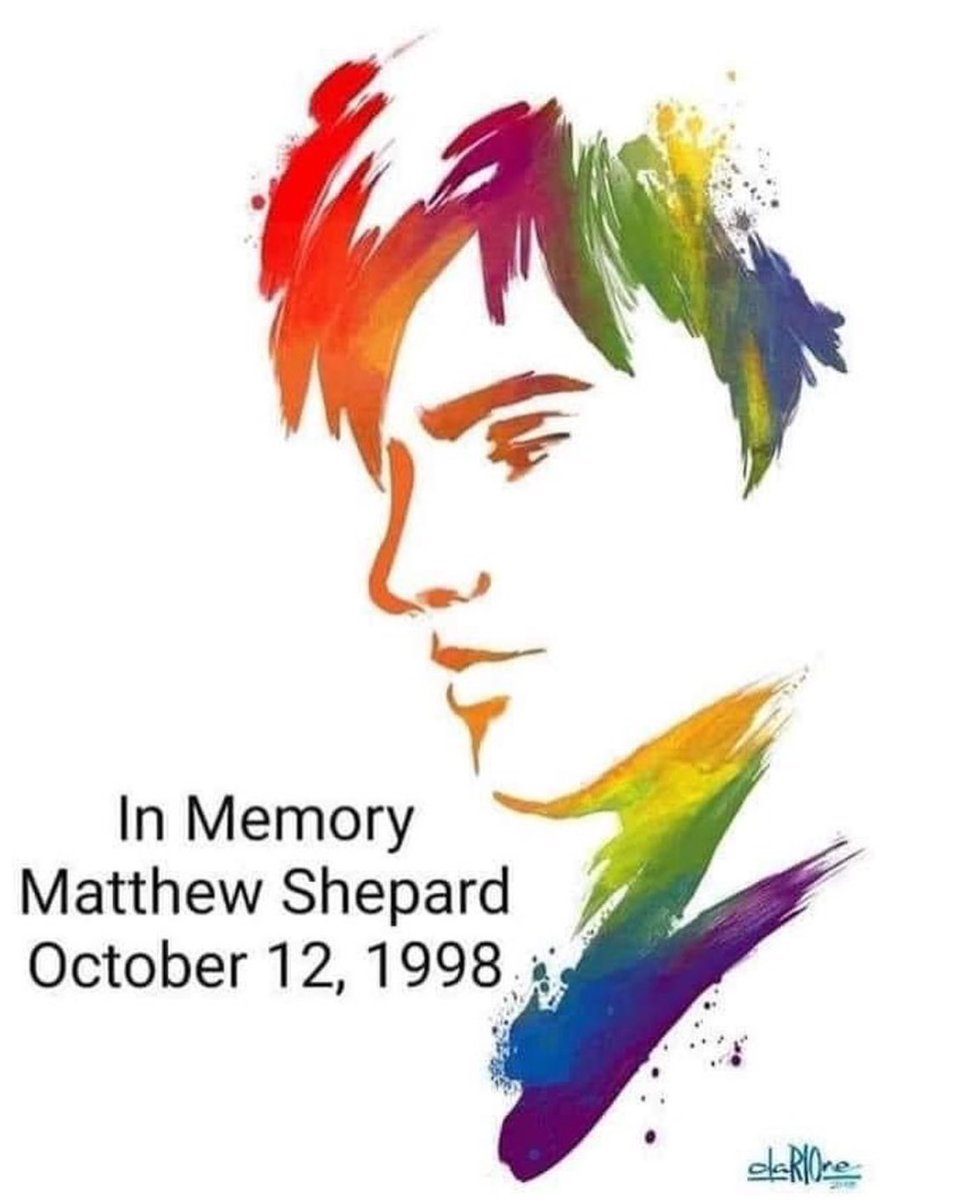 You shall not be forgotten. #MatthewShepard