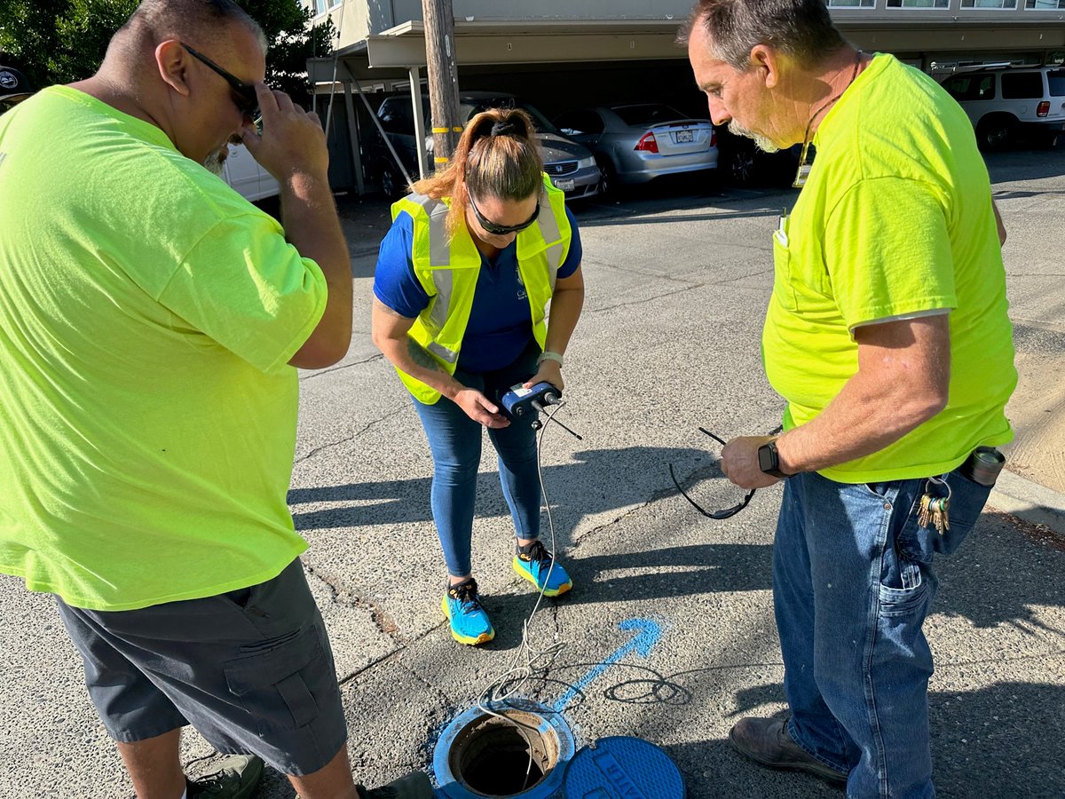 Our staff were onsite for a Leak Detection survey at Del Paso Manor the other week. Great job everyone! #leakdetection #ruralwater #water