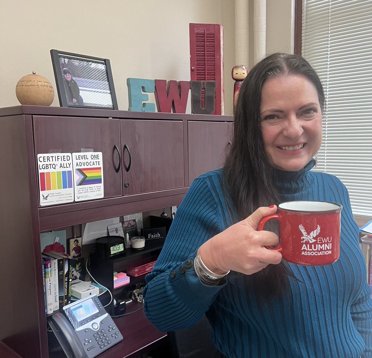 Calling EWU Alum! Did you know Kim Davis from EWU’s Office for Diversity, Equity &amp; Inclusion is a proud 1st generation Latina two-time alumna of EWU. Please join us next week, October 16-22, for 100 Years of Homecoming! Eagle Family Homecoming 2023: ewu.edu/efh/