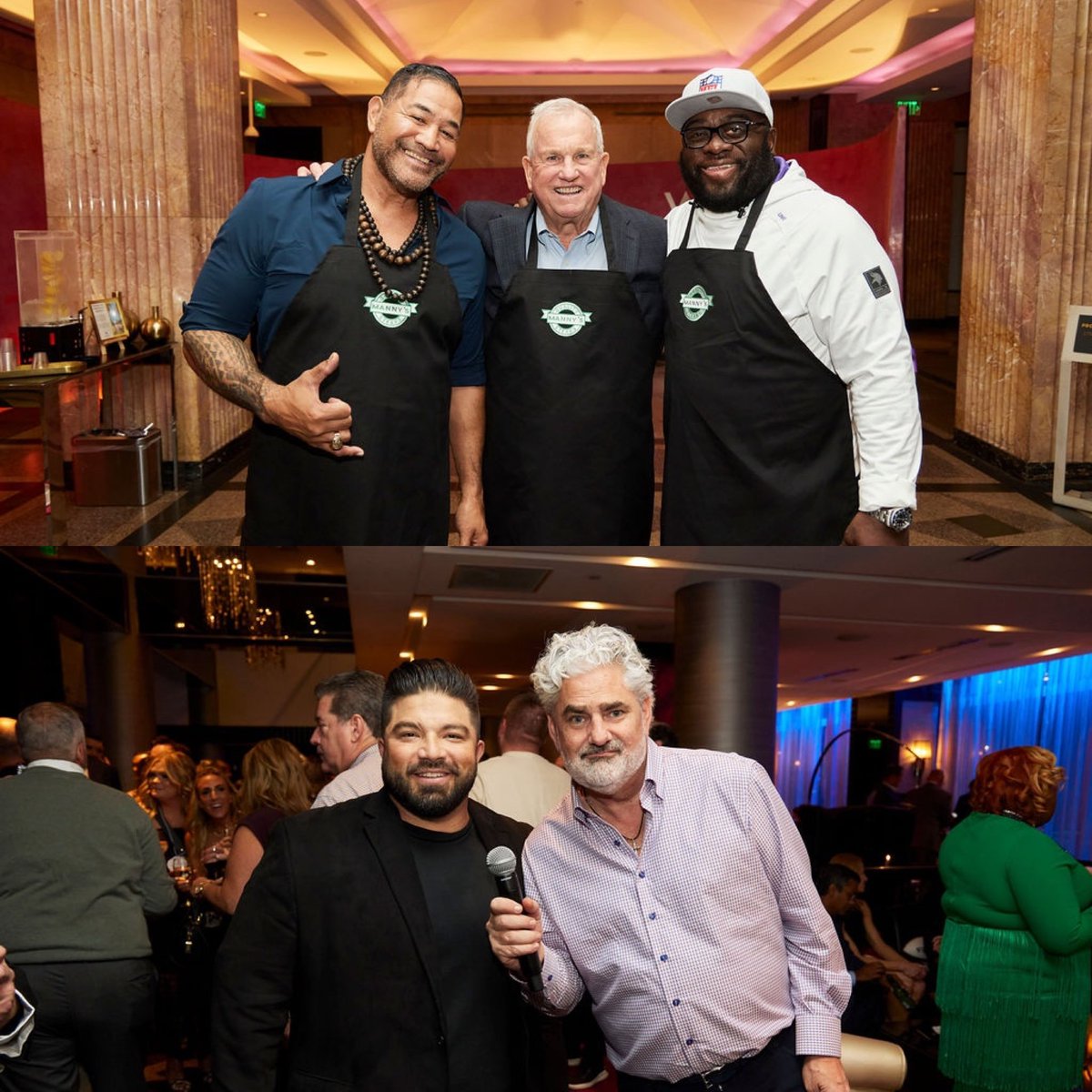 A night filled with great company, delicious food, and all for a great cause. Here's to making a difference together! Thank you to all our sponsors, board members, and guests that attended our 13th annual #CelebrityWaiterNight! #LeadtheWay <a href="/chadgreenway52/">Chad Greenway</a> <a href="/MannysSteakHous/">Mannys Steak House</a>