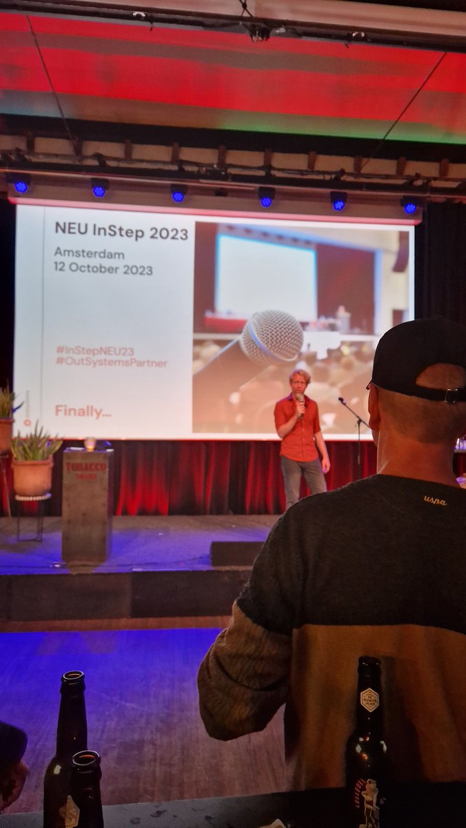ADAICT's tweet image. Afronding van een gezellige en een leerzame dag in Amsterdam. Nog even een standup comedy. #instepneu23 #outsystemspartner #outsystems