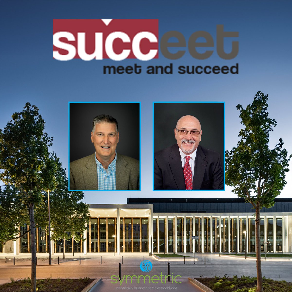 SymmetricSample's tweet photo. We're looking forward to Succeet 2023 in Wiesbaden, Germany, October 25th &amp; 26th!  Stop by booth 322, say hi to Bruce and Cliff, and enter for a chance to win a pair of Bose QuietComfort 45 Wireless Bluetooth Noise Cancelling Headphones!

#succeet #succeet23 #mrx https://t.co/kEwCbEjT2X