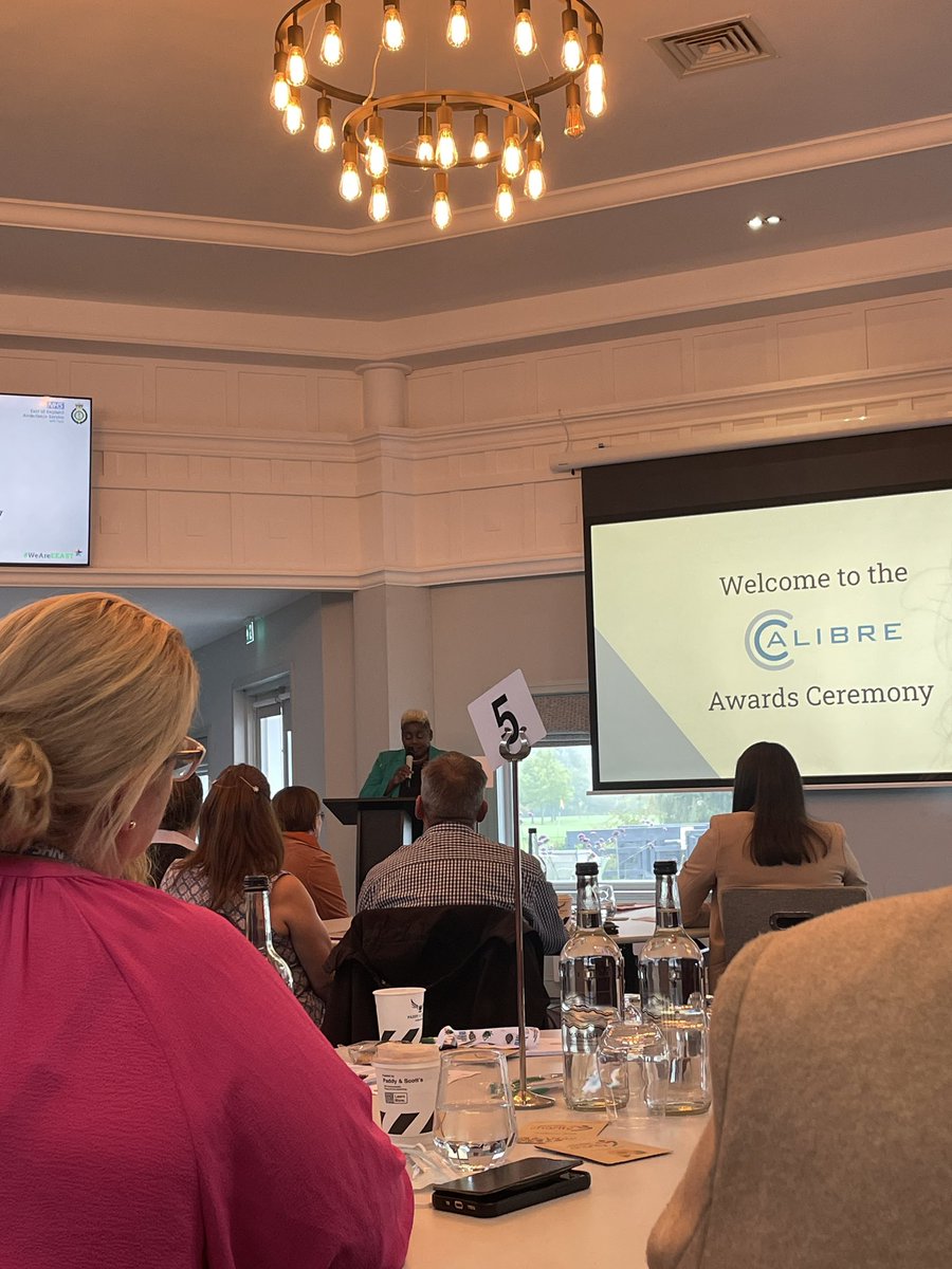Fabulous day celebrating the staff and their amazing achievements on the Calibre programme. Also an emotional moment as <a href="/NickyBowbrick/">Nicky</a> formally stands down from being Dept chair of <a href="/EEAST_DSN/">EEAST_DisabilitySupportNetwork (DSN)</a> 
Well done to the trust EDI team for all your hard work today.
