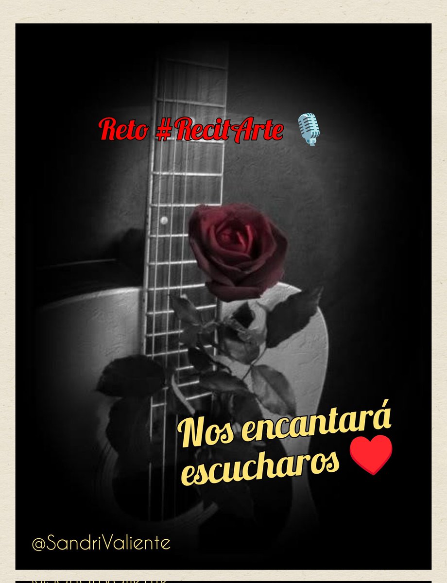 Sandrivaliente's tweet photo. Volvemos con #RecitArte!
Responded a esta publicación con un audio, vídeo o lo que queráis recitando a vuestro autor favorito o vuestras propias letras.

Os animáis?? Nos encantará escucharos ♥️ https://t.co/Mvw4V6PNsb