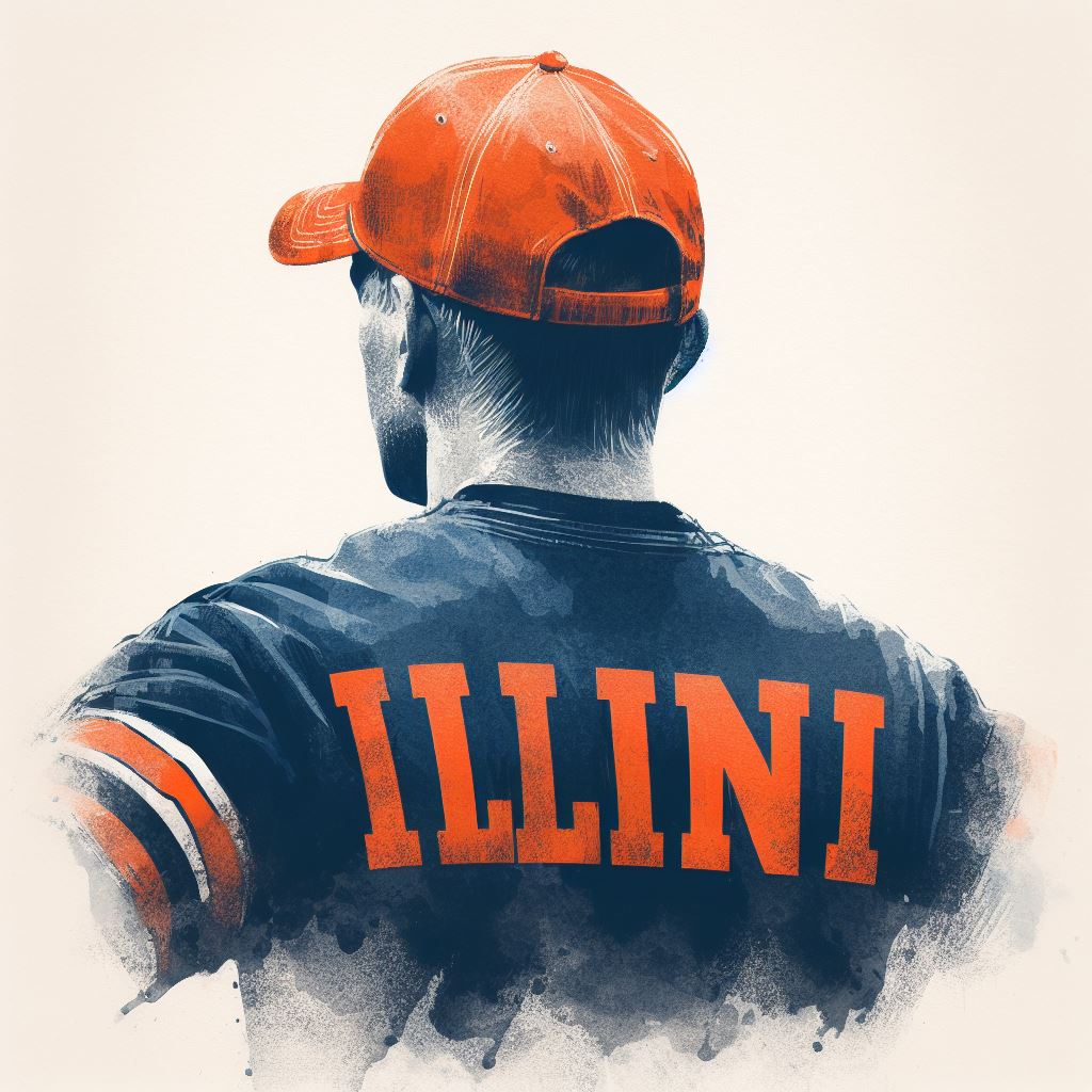 New profile picture. Honestly not gonna find a piece of art that more perfectly captures who I am than this right here #Illini4Life