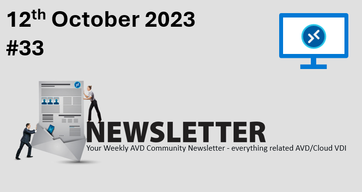 avdcommunity (@avdcommunity) on Twitter photo π Want to know what's new in the world of #AVD Weekly Newsletter #33 β 12th October 2023‡οΈ
avdcommunity.com/avd-community-β¦
π <a href="/MarcelMeurer/">Marcel Meurer (MVP) π€</a>, <a href="/wmatthyssen/">Wim Matthyssen #MC2MC</a>, Harsh Gupta & <a href="/stevendowns/">Steven Downs</a>
#AVDCommunity #VDI #AVD #newsletter #Community #MSIgnite π Want to know what's new in the world of #AVD Weekly Newsletter #33 β 12th October 2023‡οΈ
avdcommunity.com/avd-community-β¦
π <a href="/MarcelMeurer/">Marcel Meurer (MVP) π€</a>, <a href="/wmatthyssen/">Wim Matthyssen #MC2MC</a>, Harsh Gupta & <a href="/stevendowns/">Steven Downs</a>
#AVDCommunity #VDI #AVD #newsletter #Community #MSIgnite