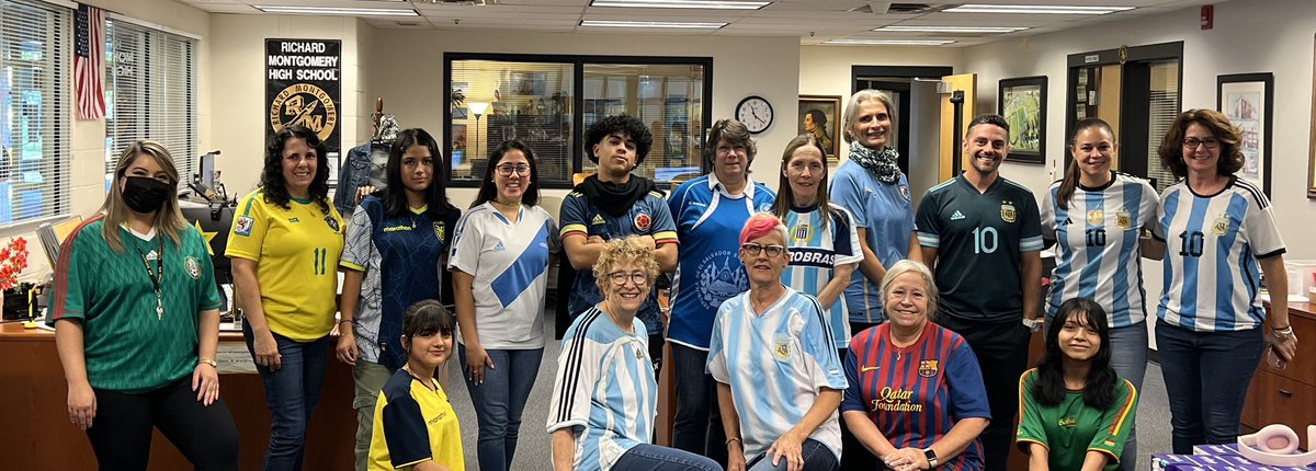 Latin Team Jersey Day to celebrate Hispanic Heritage Month @RMHS_principal @RMHS_ESOL_Dept #HispanicHeritageMonth