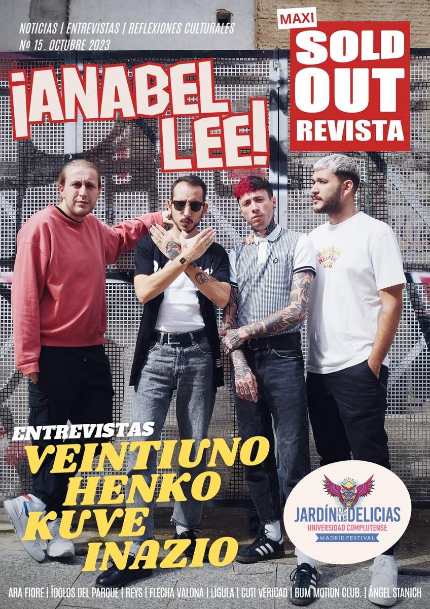 revistasoldout's tweet photo. N° 15. Revista Sold Out 💥
@anbl_lee  👾

¡Ya disponible!

💥 Léela en @issuu: https://t.co/ZdyAjggxU9

💥 Descárgala / compártela / suscríbete en el @Linktree_ de nuestra bío. https://t.co/Bzw1pKdBHF