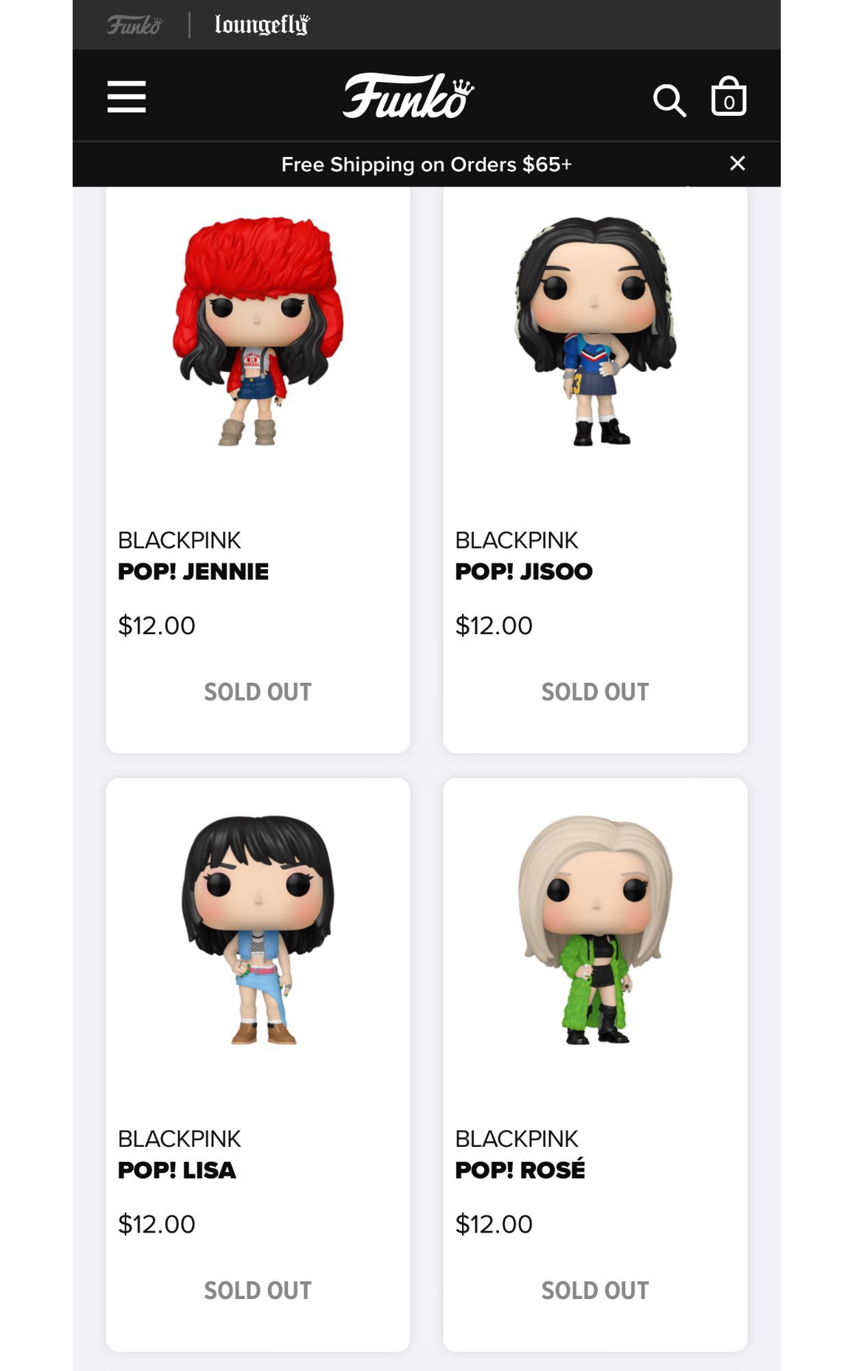 BLΛCKPIИK GLOBAL FANBASE on X: The Official BLACKPINK Funko pop  collectables of #JISOO, #JENNIE, #ROSÉ, #LISA from @OriginalFunko are  currently SOLD OUT on their website and the keychains have been restocked.✨  It's