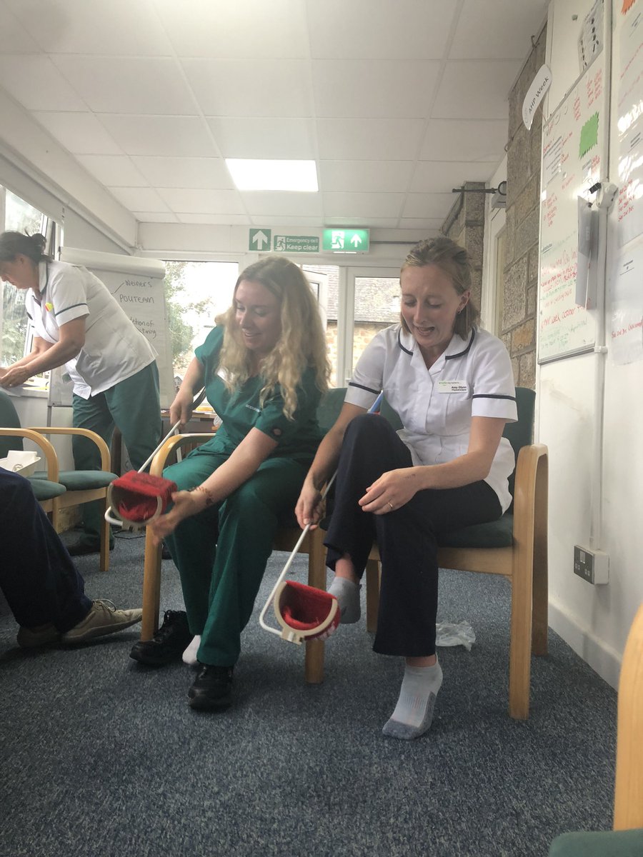 jojonesphysio's tweet photo. Having fun @hayle_st celebrating #AHPweek #AHPDay2023 discussing AHP innovation, understanding each others roles better and how we can continue to deliver excellent care for our patients #proud2beAHP @RCHTWeCare @IanLongbottom3 @cornwall_ahps https://t.co/zGxnVWx2BZ