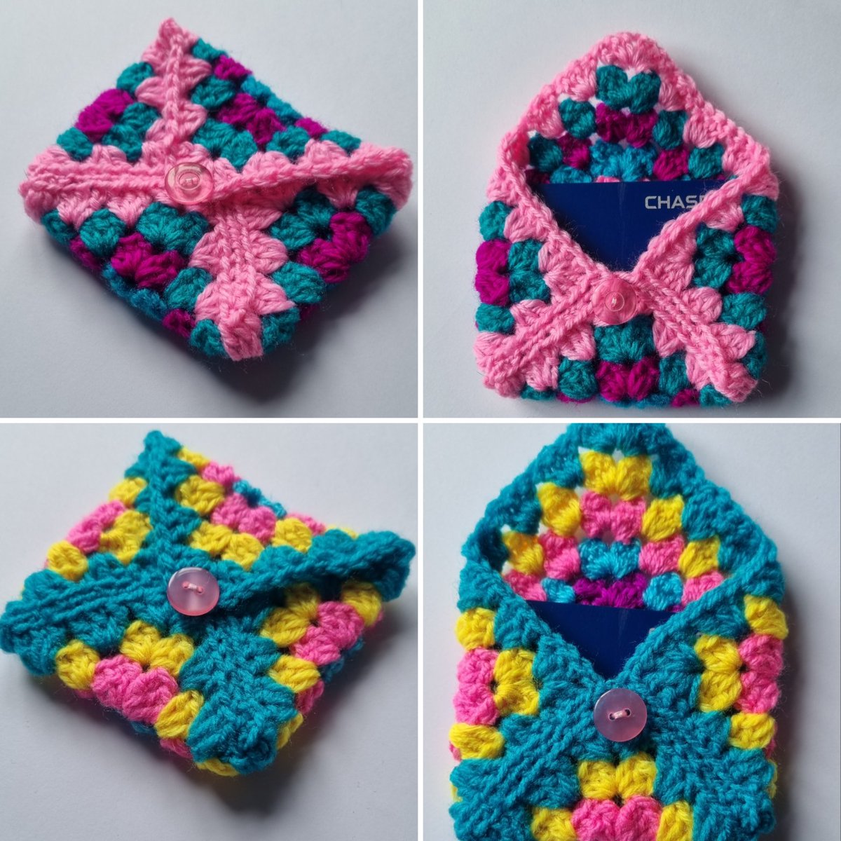 Ideal Christmas or birthday gifts handmade crochet purses/card wallets #giftsforgirls #crochetgifts #handmade