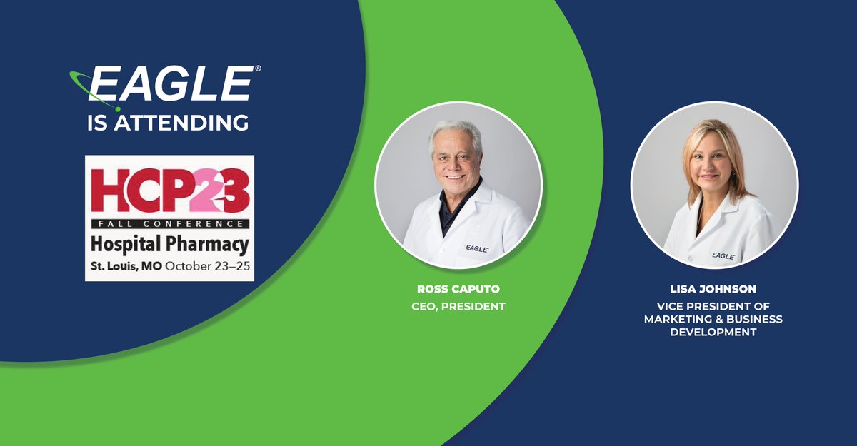 eagleanalytical's tweet photo. We will be exhibiting at the upcoming #HCP23 Conference in St. Louis, MO October 23 โ 25! We are looking forward to connecting with #hospital #pharnacy professionals interested in testing, consulting, and certification. https://t.co/DBBMIzWcg2