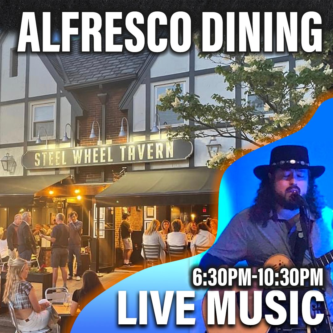 Wow! It’s beautiful out! Who can go for a Cocktail Outdoors, then a little Live Music? Oh yeah, let's get Wheel'n! ⏰🍹🎶

#SteelWheelTavern #NewJersey #Ridgewood #Foodie #RidgewoodNJ #BergenCounty #bergencountynj #HoHokusnj #Wyckoffnj #Glenrocknj #livemusicnj #njhappyhour