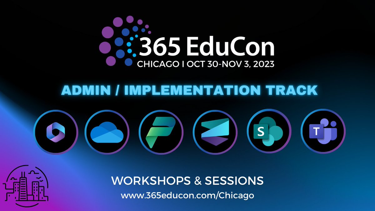 TechCon 365, PWRCON & DATACON (@techcon365) on Twitter photo #SharePoint and #Microsoft365 Admins can keep current by attending our Admin/Implementation Track  at 365 Educon from Oct 30-Nov 3 @ Chicago's McCormick Place South.   #MS365 #MicrosoftTeams 365edu.io/ChicagoAdmin  #365educon #M365 #SharePoint and #Microsoft365 Admins can keep current by attending our Admin/Implementation Track  at 365 Educon from Oct 30-Nov 3 @ Chicago's McCormick Place South.   #MS365 #MicrosoftTeams 365edu.io/ChicagoAdmin  #365educon #M365