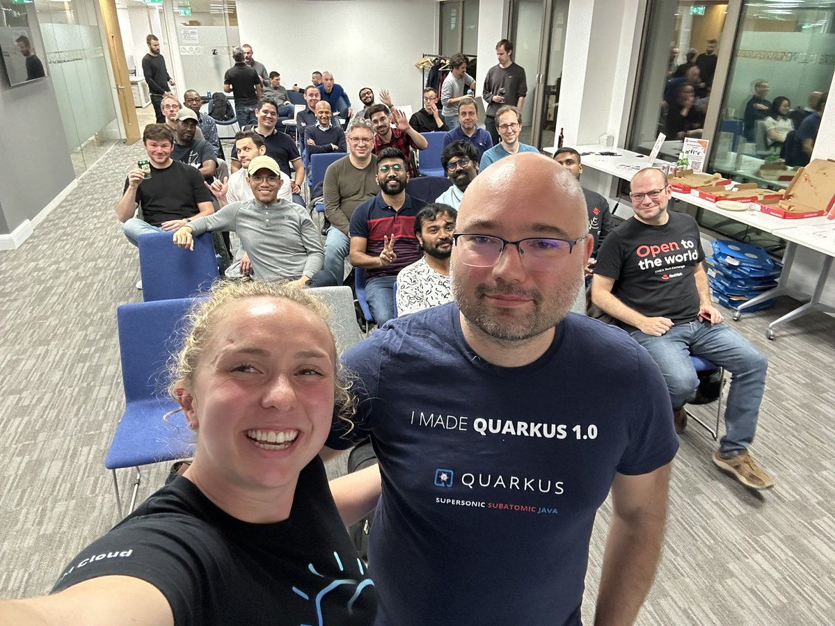gracejansen27's tweet image. A full room for our @ljcjug meet-up tonight, 🙌🏻 kindly hosted by @couchbase 
Great to see so many of the community here tonight and to get to present tonight alongside the awesome @SanneGrinovero from @RedHat 

@OpenLibertyIO @opentelemetry @MicroProfileIO