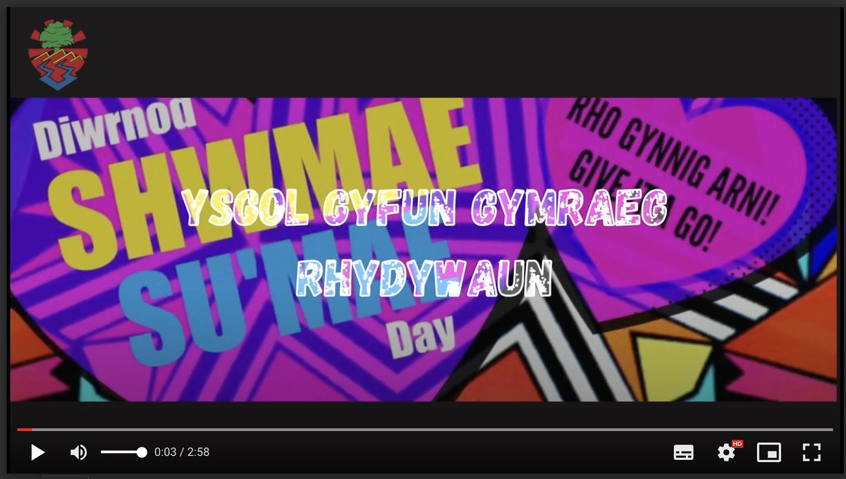Shwmae Su’mae o Ysgol Gyfun Gymraeg Rhydywaun! 👋🏴󠁧󠁢󠁷󠁬󠁳󠁿

drive.google.com/file/d/1ogd6ih…

#ShwmaeSumae23 <a href="/ShwmaeSumae/">Shwmae Su'mae</a> <a href="/MenterIaithRhCT/">Menter Iaith Rhondda Cynon Taf</a> <a href="/bl7rhydywaun/">@BL7Rhydywaun</a> @8Rhydywaun @Blwyddyn9YGGRh <a href="/Bl10Rhydywaun/">@Bl11Rhydywaun</a> <a href="/Rhydywaun11/">Rhydywaun Blwyddyn 11</a> <a href="/AcademiYGGRh/">Academi Rhydywaun</a>