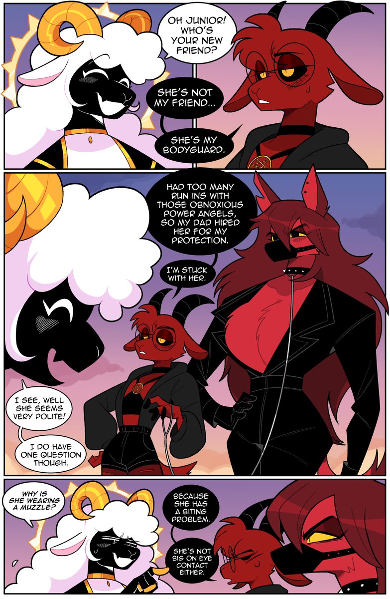 Idolomantises's tweet photo. Hellhound Bodyguard https://t.co/DoOT8GHuI9