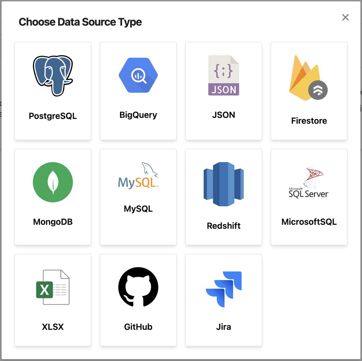 AnalyzeeLtd's tweet photo. Imagine if you could centralize all your data sources? 🌐

Well, you don't have to imagine. 💡

Analyzee supports the following data sources:

- PostgreSQL 🐘
- Firestore 🔥
- JSON 📄
- XLSX 📊
- MySQL 🐬
- Redshift 🌌
- GitHub 💻

See clearer, act faster with Analyzee 🚀 https://t.co/tuKdlecsyV