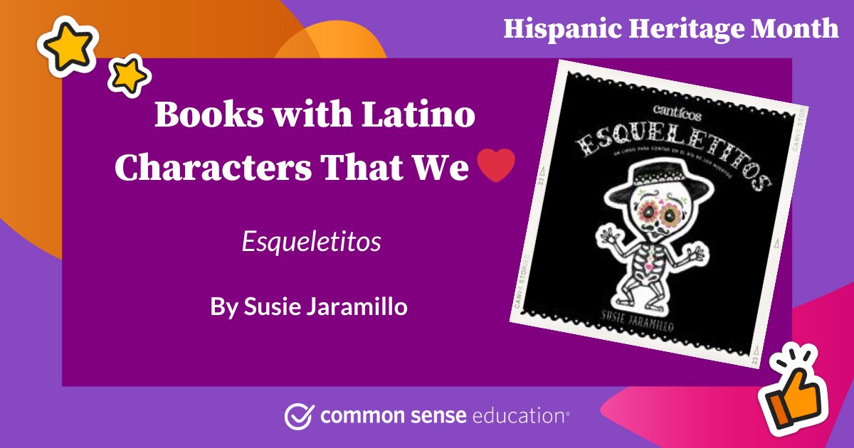 CommonSenseEd's tweet photo. Immerse your little ones in the vibrant worlds of #Latinx characters. Beyond #HispanicHeritageMonth, these tales offer life lessons and cultural insights. 📖 💫
Explore here: https://t.co/TwEwcjx6VU
#ChildhoodReads #RichNarratives https://t.co/xib6e84W01