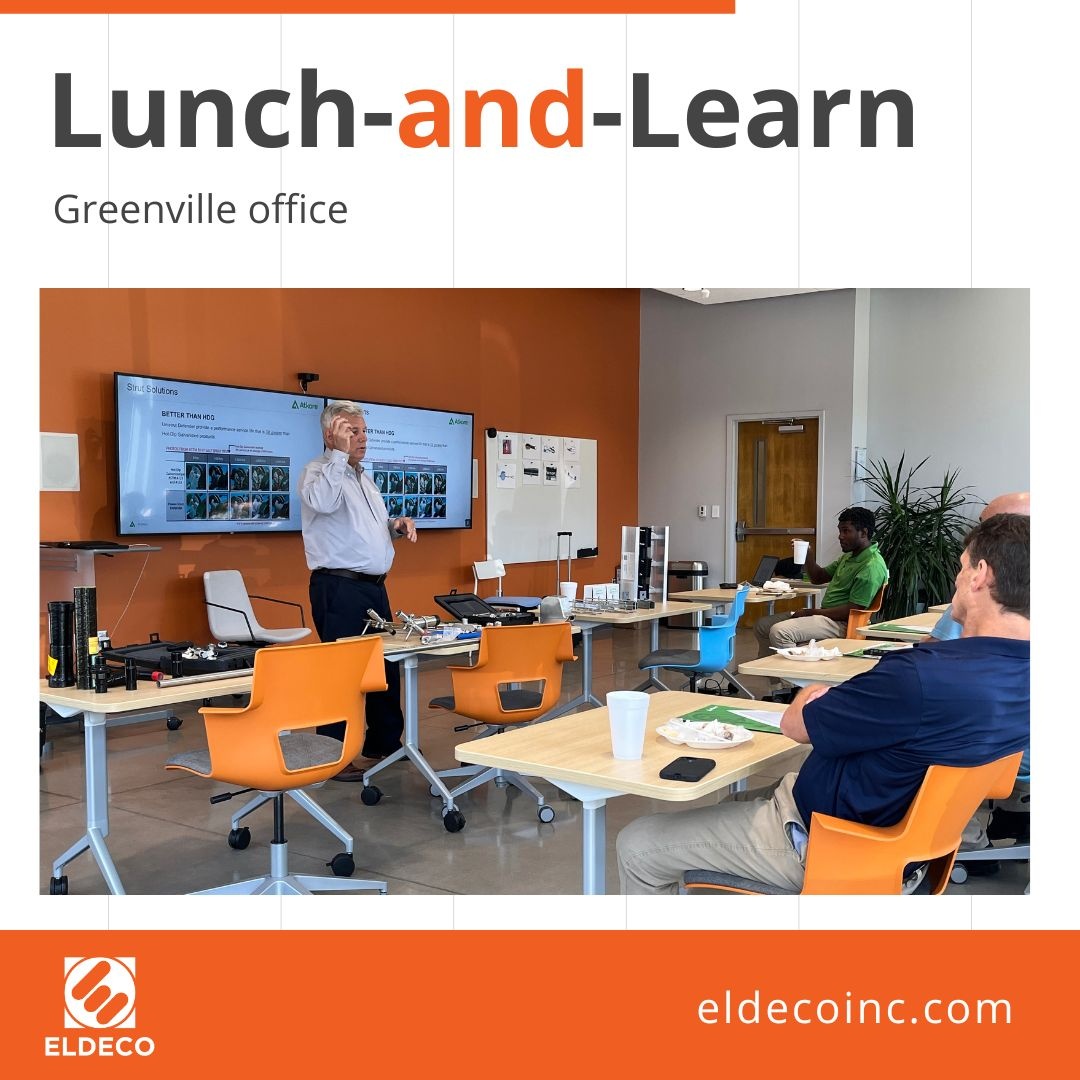 A big thanks to Alan Amidon with Atkore for leading a recent Lunch-and-Learn in our Greenville office. Our employees enjoyed the learning opportunity! 🙌 #EncourageInnovation #ProfessionalDevelopment