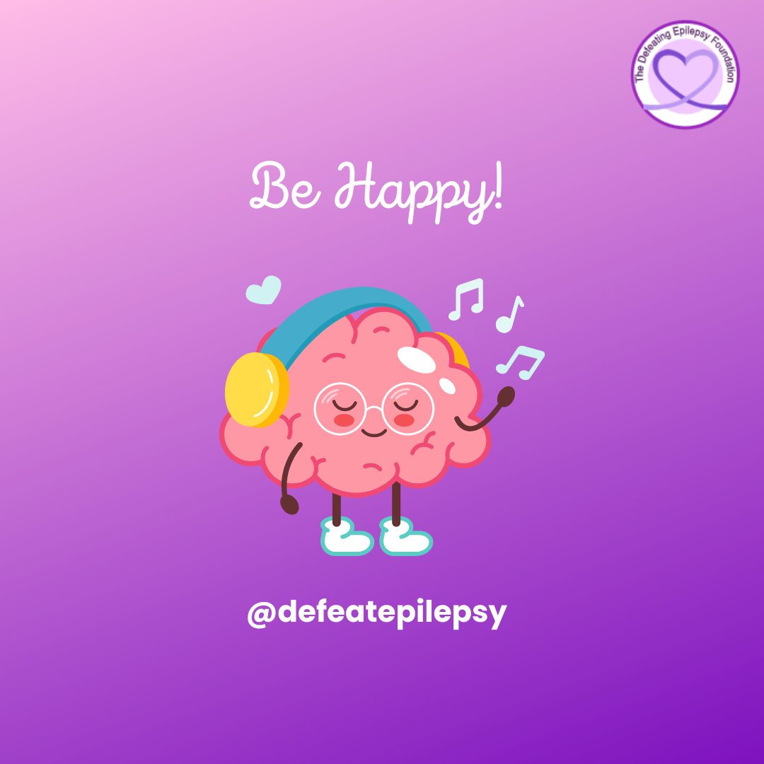 What makes you happy? Happiness helps to improve relationships, promote better health behaviors, improve immune functioning, and more! Do what makes you happy! #epilepsy #defeatepilepsy #happiness #happy #mentalhealth #wellness