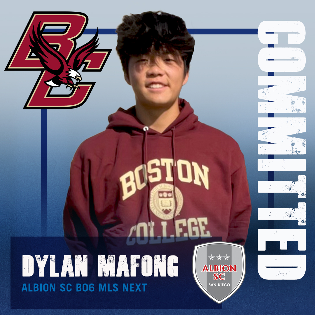 AlbionSc's tweet photo. Congrats to ALBION SC B06 MLS NEXT player
Dylan Mafong, for committing to Boston College!
#ALBIONProud ππ½ππ½
#WERALBION #ALBIONNation #ALBIONPathway
#CollegeSoccer https://t.co/b41z2Mr4FA