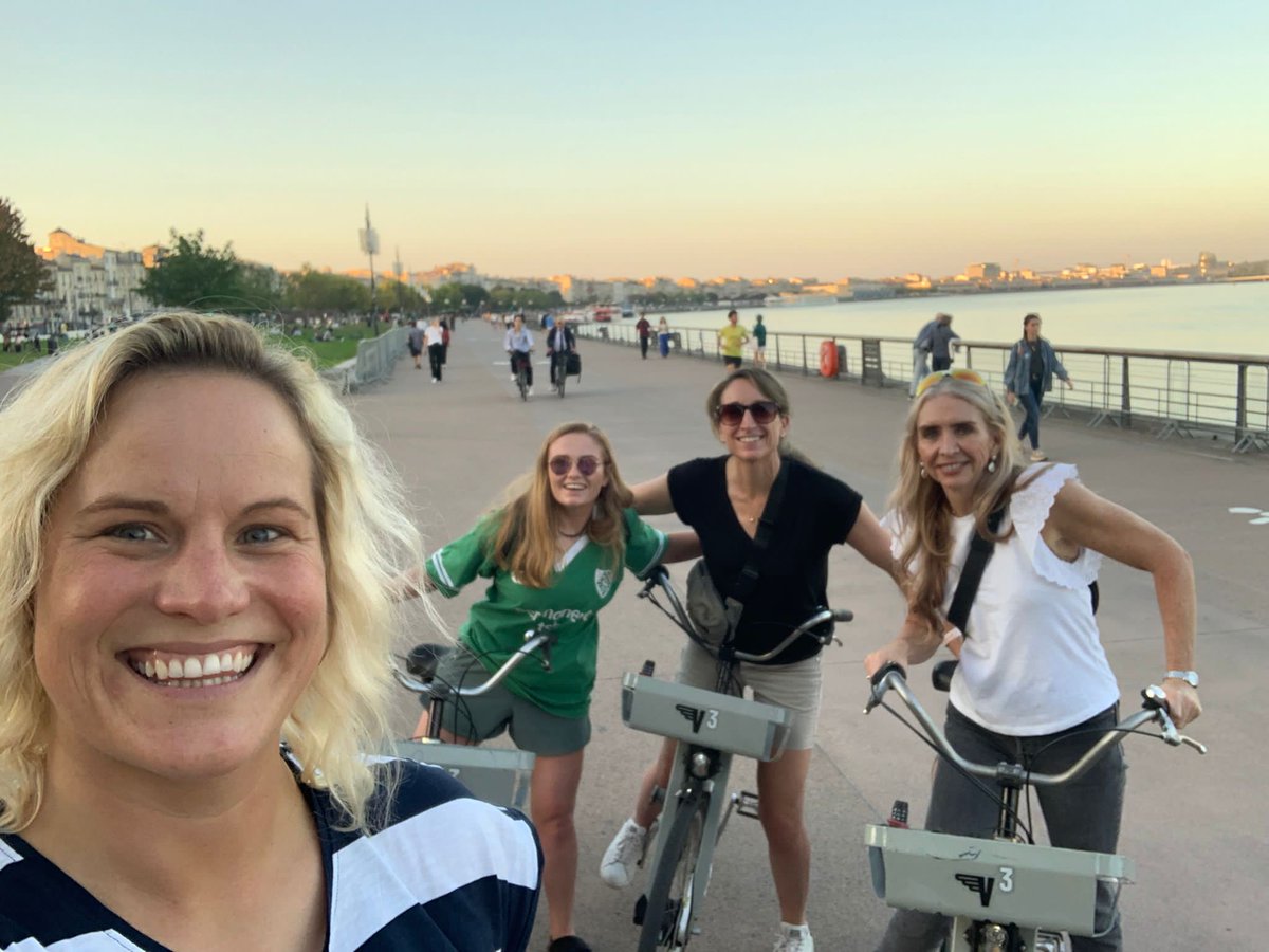Kathryn Dane (@kathryndane2) on Twitter photo The BEST week🔥:
1) Paris for the Ireland game☘️🇫🇷🏴
2) Bordeaux for the <a href="/RugbySciNetwork/">RugbyScienceNetwork</a> and <a href="/WorldRugby/">World Rugby</a> medical commission
conferences. 🔬
Privilege to present my work and connect with some incredible researchers and practitioners dedicated to improving the game 🏉🍷🍺 The BEST week🔥:
1) Paris for the Ireland game☘️🇫🇷🏴
2) Bordeaux for the <a href="/RugbySciNetwork/">RugbyScienceNetwork</a> and <a href="/WorldRugby/">World Rugby</a> medical commission
conferences. 🔬
Privilege to present my work and connect with some incredible researchers and practitioners dedicated to improving the game 🏉🍷🍺