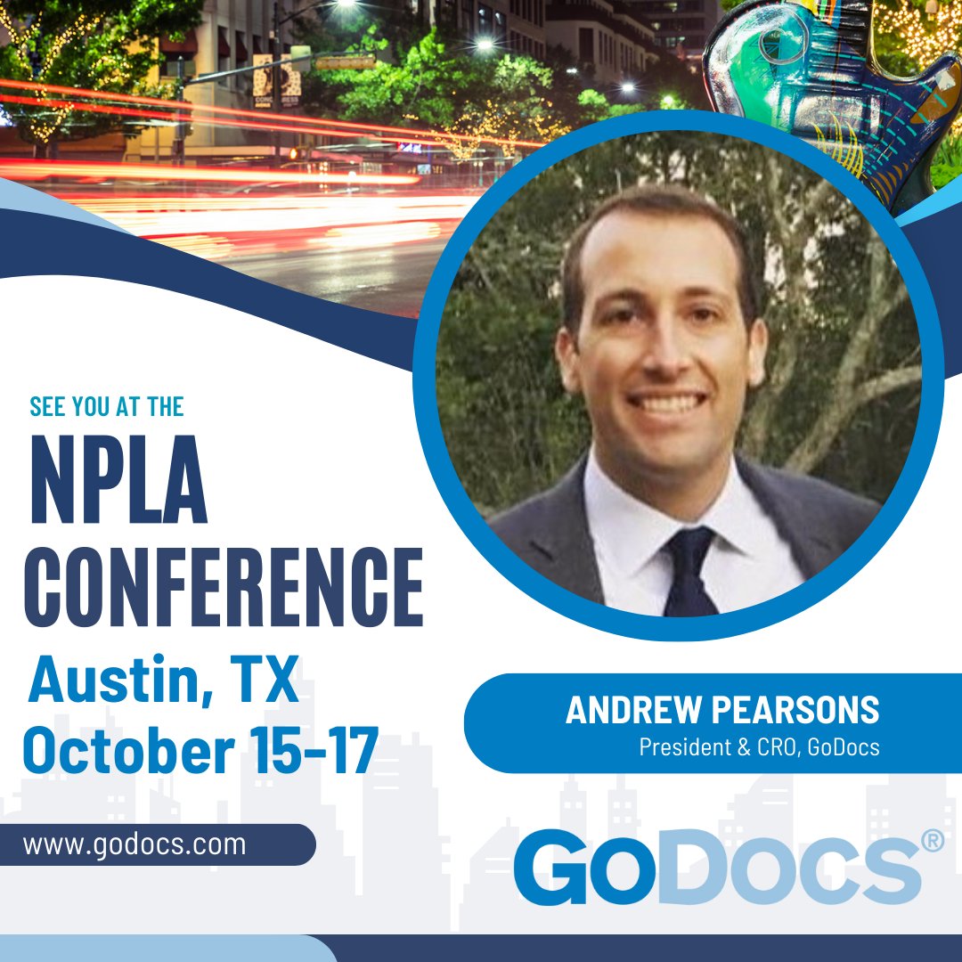 1GoDocs's tweet image. Heading to the NPLA Conference in Austin?

See you there for fantastic networking and insightful discussions! godocs.com/npla-conferenc…

#NPLAconference #GoDocs #AustinTX #Automation #ClosingDocs #CommercialLending #50StateCompliance #DigitalTransformation #PrivateLending