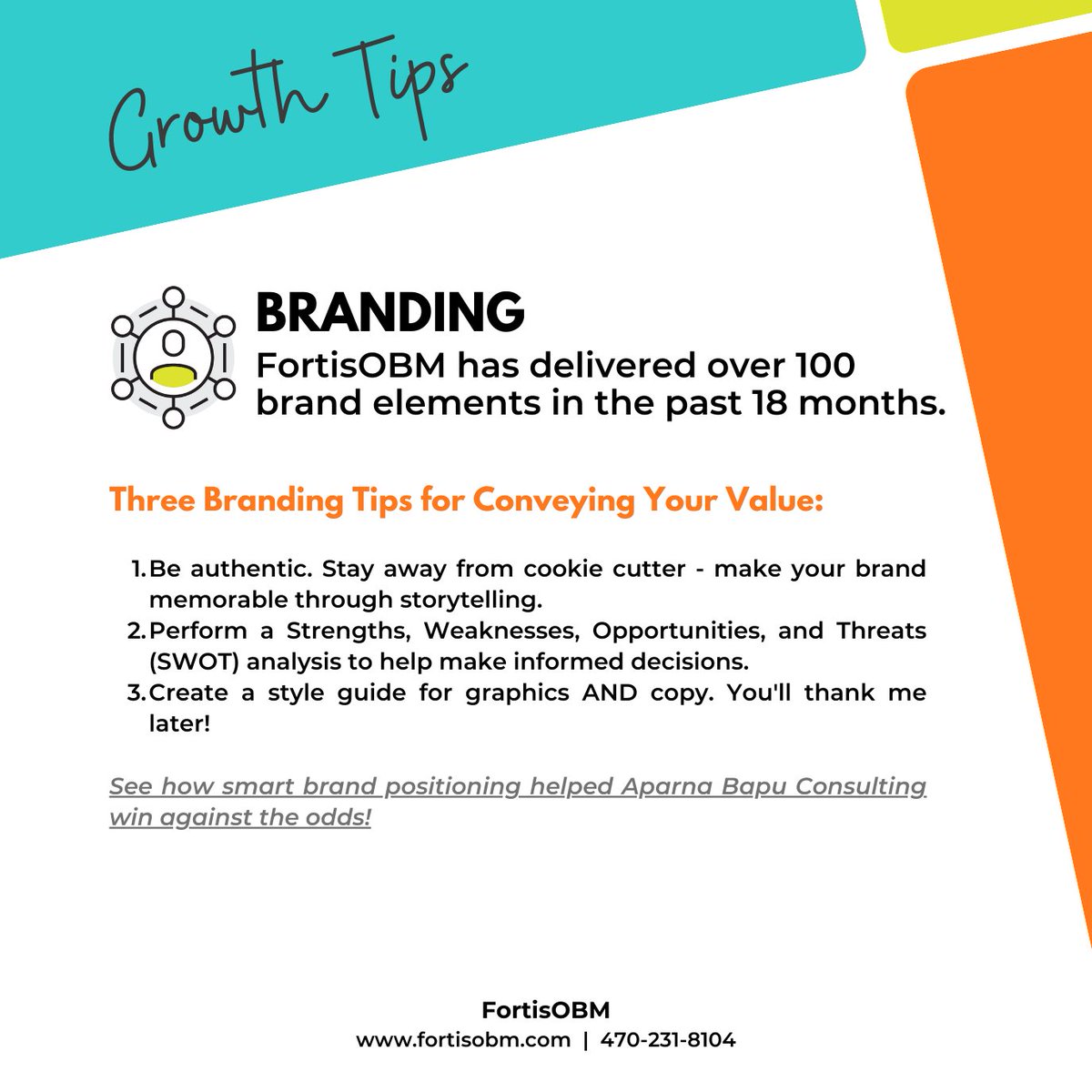 Avoid burnout, increase productivity, and win more work.
 
Elevate your firm's identity and create a lasting impression.
 
<a href="/fortisobm/">FortisOBM</a> helps develop and execute solutions, so your team avoids burnout, increases productivity, and wins more work.