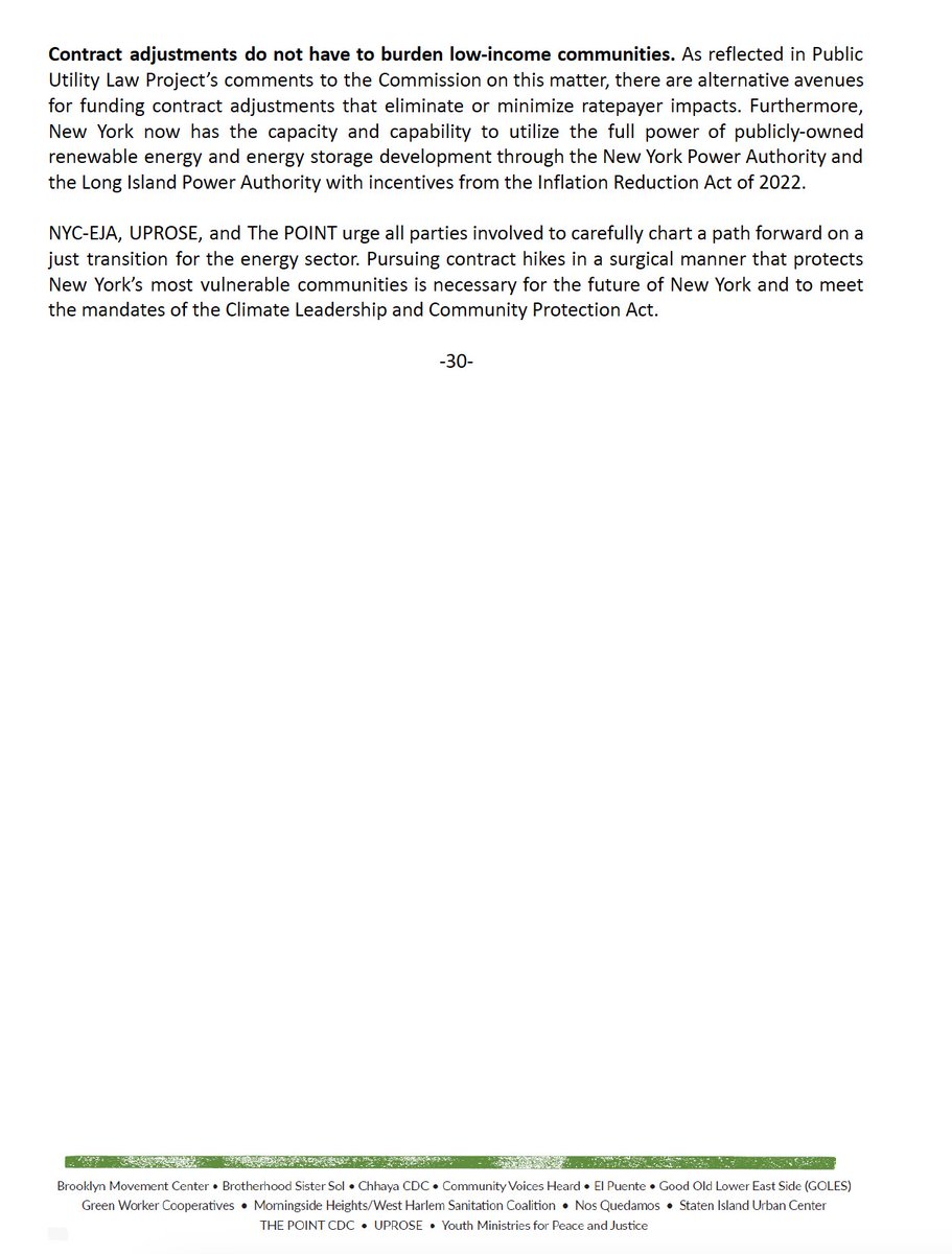 .@NYCEJAlliance <a href="/UPROSE/">Your People at UPROSE 🌻</a>  &amp; <a href="/THEPOINTCDC/">THE POINT CDC</a> voice concerns on PSC’s renewable energy decisions. It's vital to protect communities from pollution &amp; energy burdens. We advocate for a fair approach to contract modifications, ensuring a #justtransition &amp; a brighter, cleaner NY future. 🌻