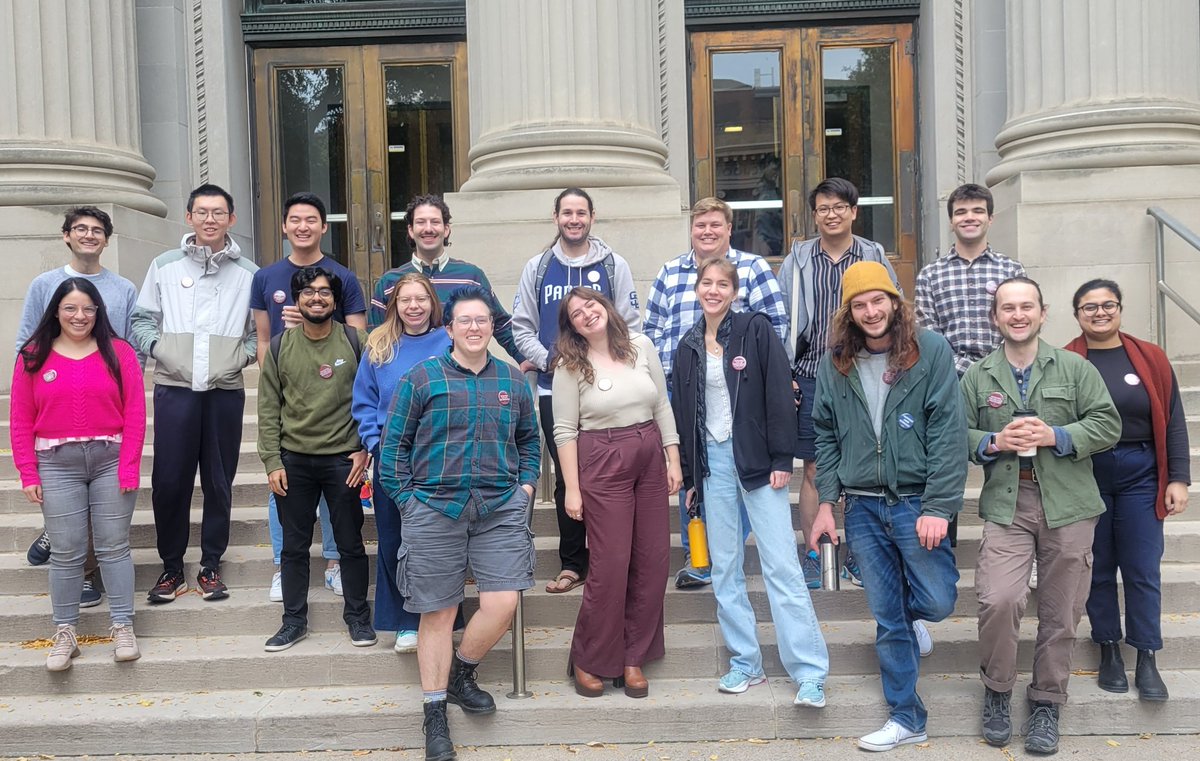 umnglu's tweet photo. Grad workers in the school of mathematics are fighting for a fair contract! What are you fighting for? #buttons4bargaining https://t.co/U5iKiUaR2b