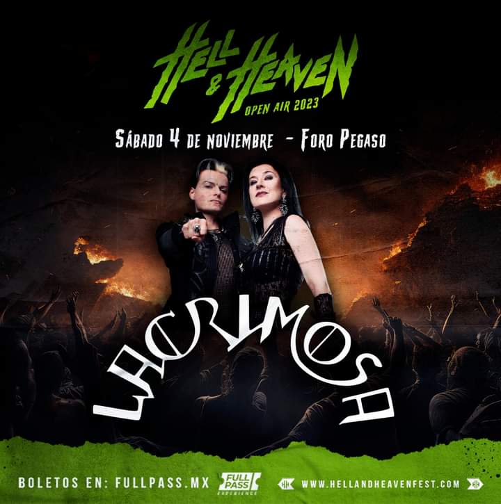 cinevinil's tweet photo. Por primera vez en un festival en México, #Lacrimosa en definitiva, una de las bandas más representativas del Metal Gótico, ¡será épico!😏

🎟 Boletos a la venta en https://t.co/hjeZffJy1x
💳 3 y 6 meses sin intereses con todas las tarjetas
🚍 Transporte seguro #HellBus https://t.co/9W0GVlFAGq