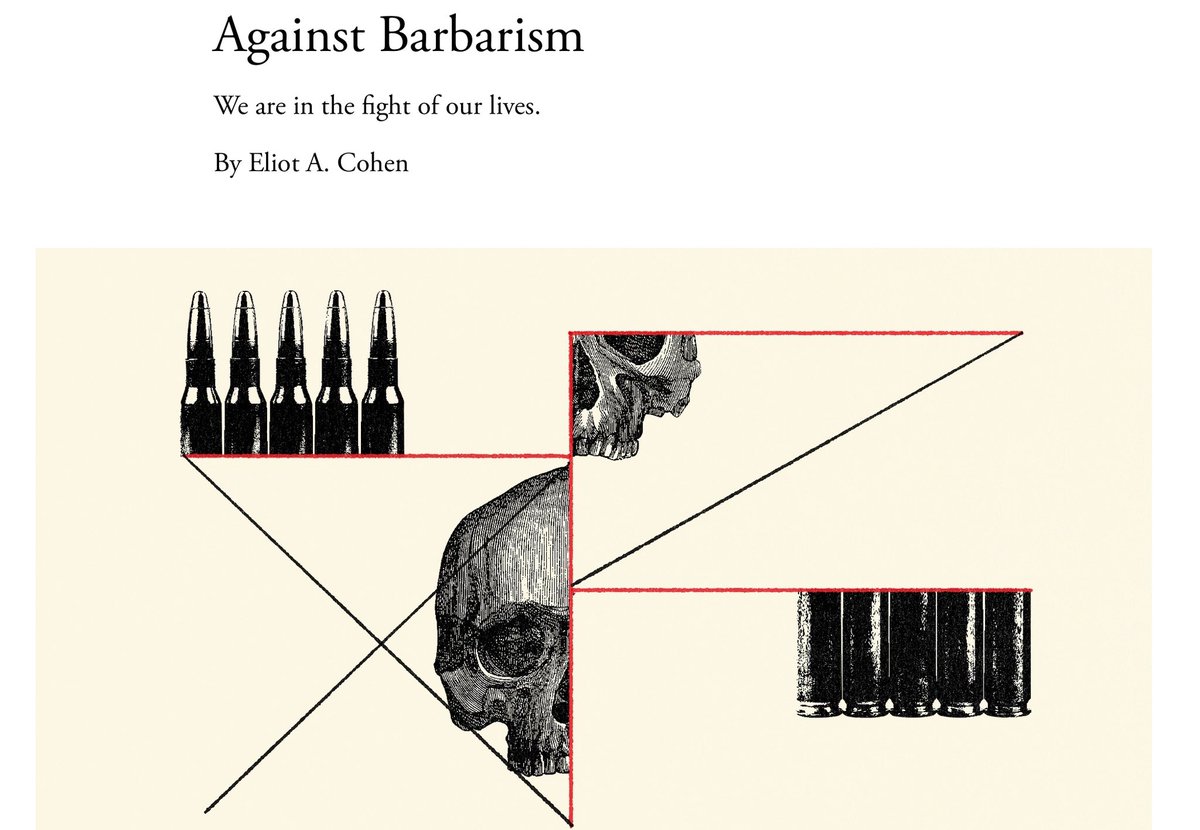 “Barbarians fear argument and are driven…