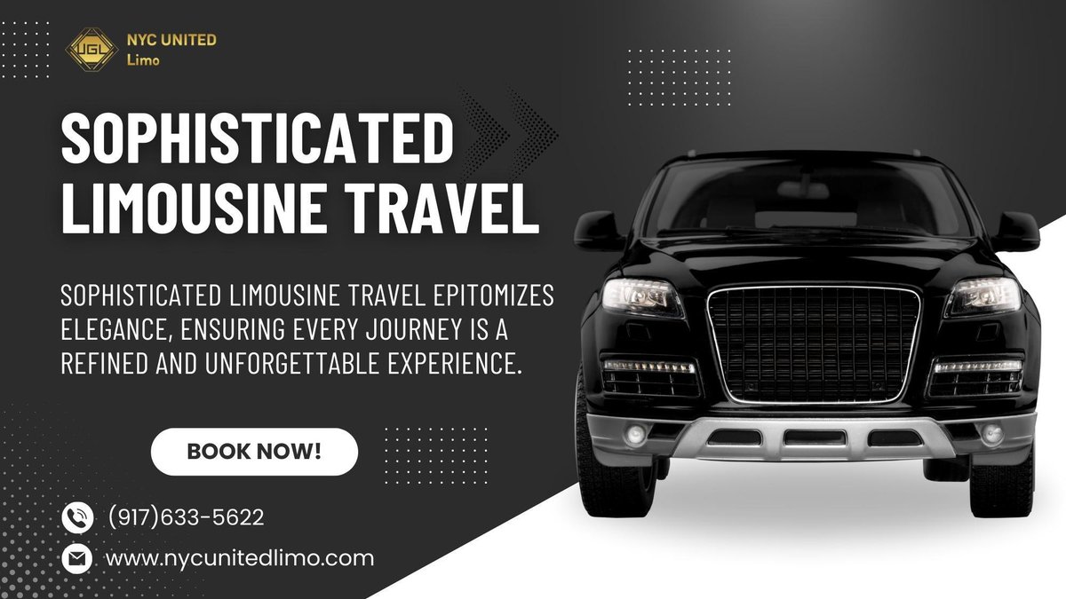 NYC_UnitedLimo's tweet image. Experience the epitome of luxury with NYC United Limo's Sophisticated Limousine Travel. Elevate your journey in style and comfort.

#NYCUnitedLimo #LuxuryTravel #SophisticatedJourneys #LimousineExperience #TravelInStyle #NYCLimo