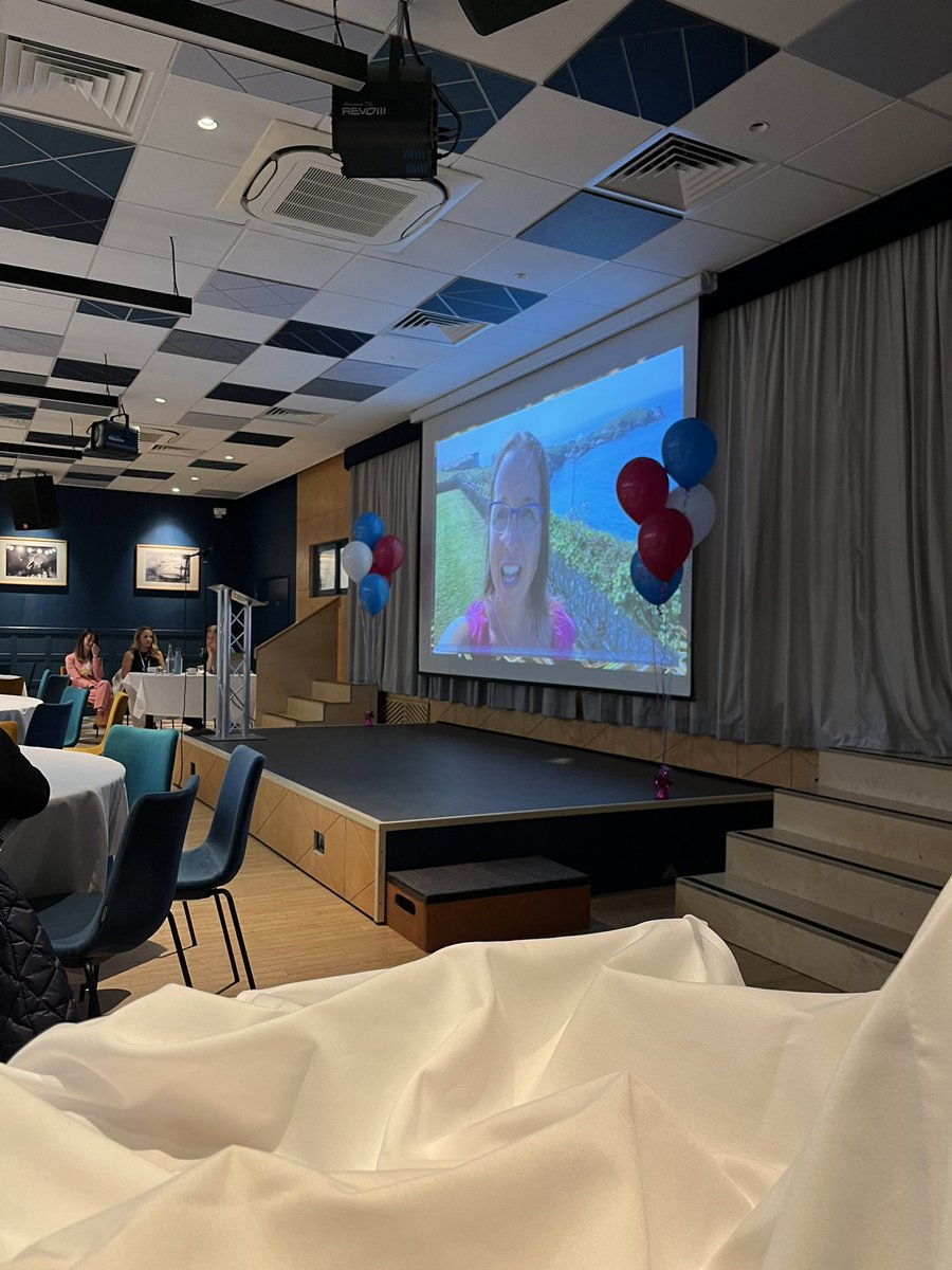 Brilliant to hear from the fantastic <a href="/RachBrandreth/">Rachael Brandreth, RD (she/her) 🇺🇦</a> about the origins of AHP day👏

#NBTAHP2023 

@BNSSGAHP <a href="/WeAHPs/">WeAHPs 💙</a>