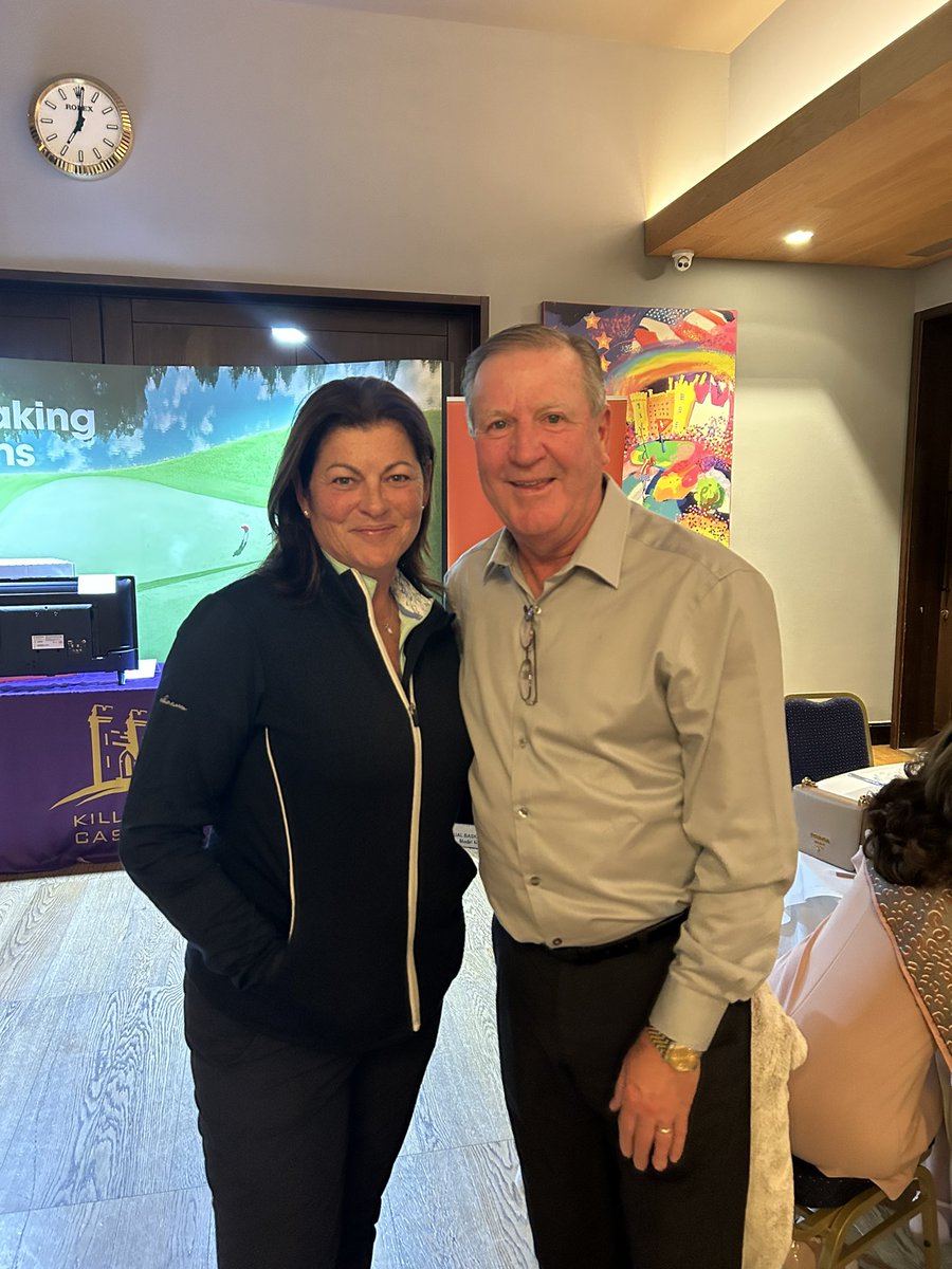 Great day at the @WhelanRonnie5 Golf Classic today @killeencastle in aid of @NCBI_sightloss 
Delighted to win a @SkechersIE voucher in the raffle. 

Best of all I met the legend himself.