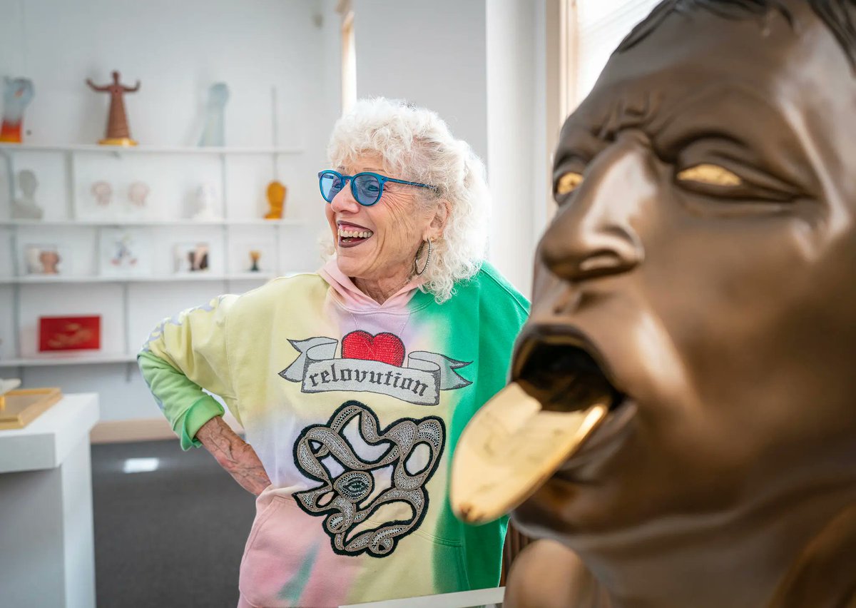 The pioneering feminist artist Judy Chicago thought she'd never live to see her whole career recognized. 
She was wrong.  

My profile of the 84-year-old art star bit.ly/3ZQnTO5