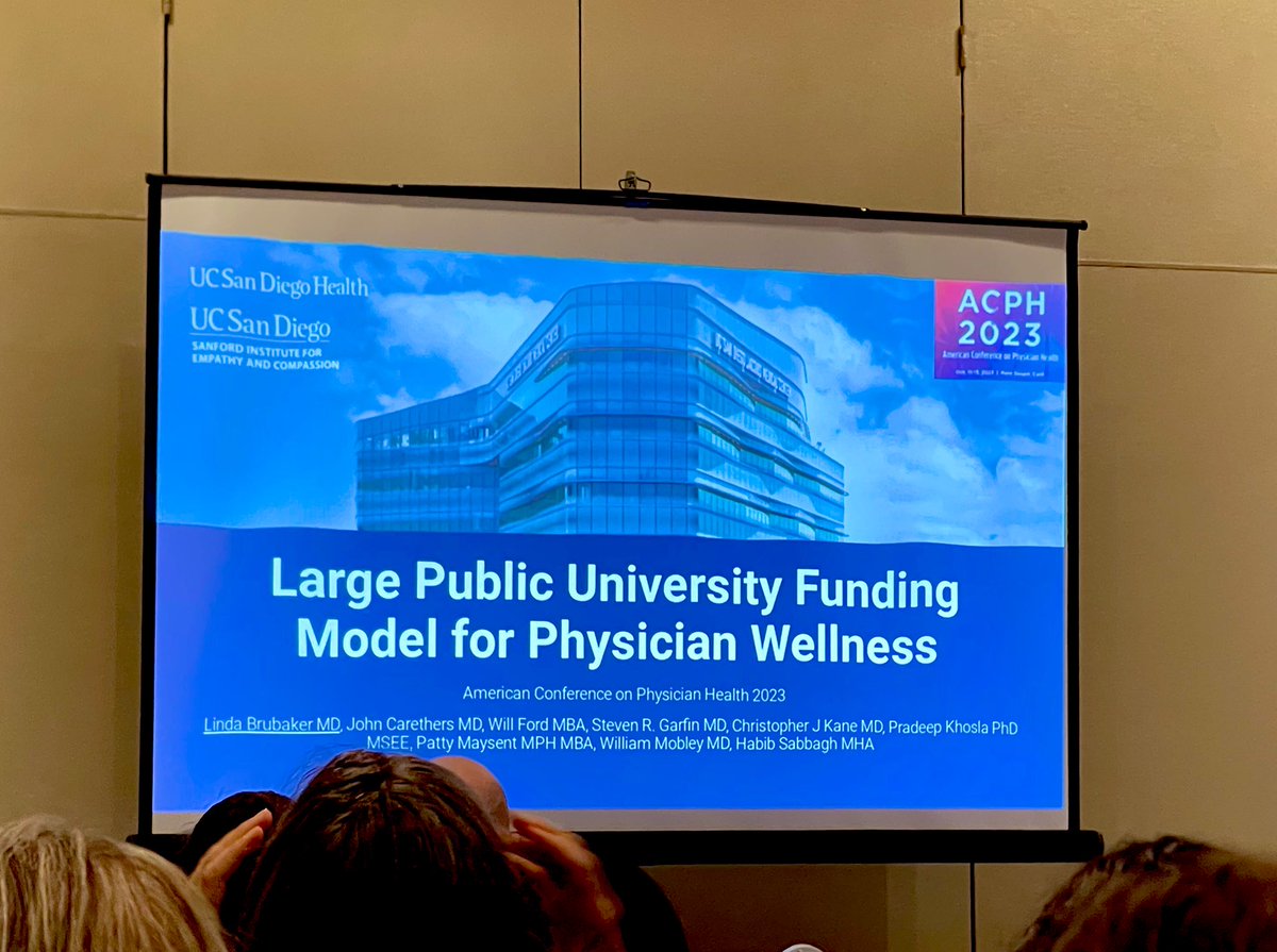 Elliott Higgins, MD šØāš¤ on Bluesky (@ehigginsmd) on Twitter photo Wonderful case study from <a href="/UCSDHealth/">UC San Diego Health</a> on how they tacked the logistics and funding for a centralized, large academic Physician Well-being effort. A fantastic success story for institutionalizing well-being as a core goal. #ACPH23 Wonderful case study from <a href="/UCSDHealth/">UC San Diego Health</a> on how they tacked the logistics and funding for a centralized, large academic Physician Well-being effort. A fantastic success story for institutionalizing well-being as a core goal. #ACPH23
