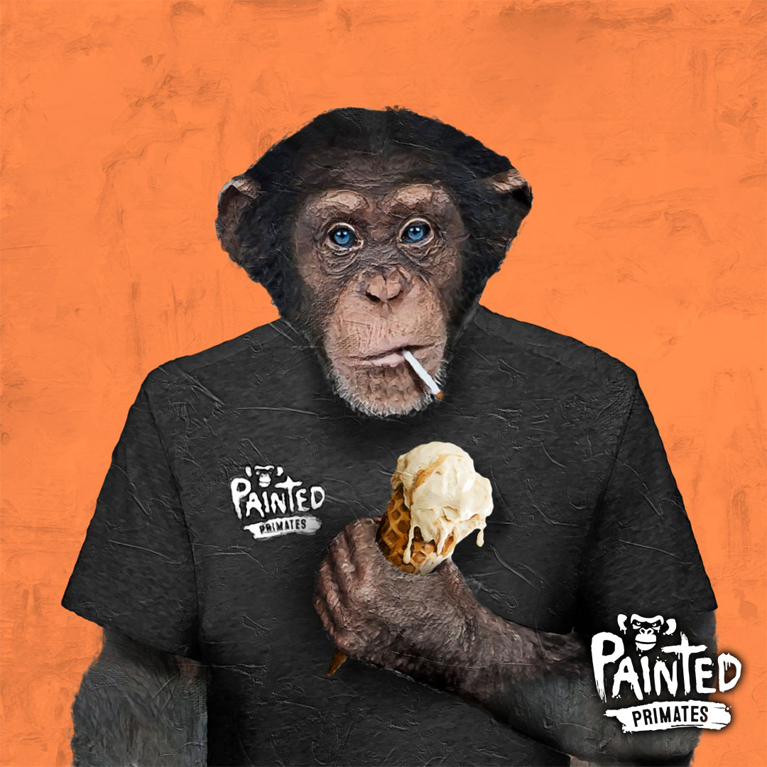 PaintedPrimates tweet picture