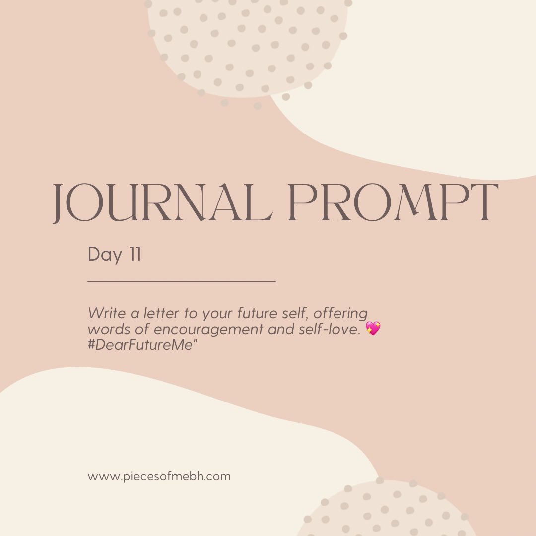 Journal Prompt Day 11 📓✍🏾

Take a moment to reflect and appreciate the journey of self-discovery. Remember, you are worthy and capable of incredible things. Love on yourself, be kind to yourself, and give yourself the same grace that you afford to others. #Reflection #journaling