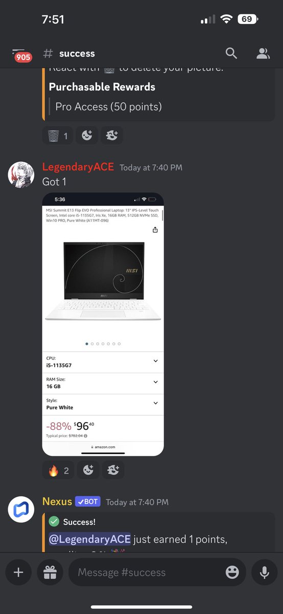 ProfitHaven_'s tweet image. PRICE ERROR ON AMAZON 

MSI LAPTOP RETAILING FOR 1k+
WE GOT THEM FOR $96 

WILL IT SHIP? 
Yes only in RP

Like and retweet we will slide you a free membership.