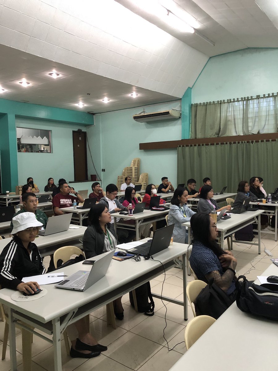 Day 2 of Training on Valuation Data Analytics here at ICOPED Auditorium. 

Currently, Ms. Marielle Baliwag,  a research associate of UPLB-INREM, is discussing the Benefits Transfer Method.