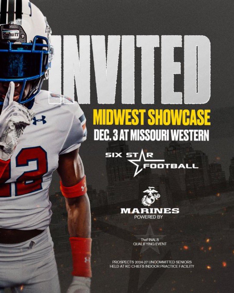 Thank you <a href="/6starfootballKS/">Six Star Football | KANSAS</a> for the invite!