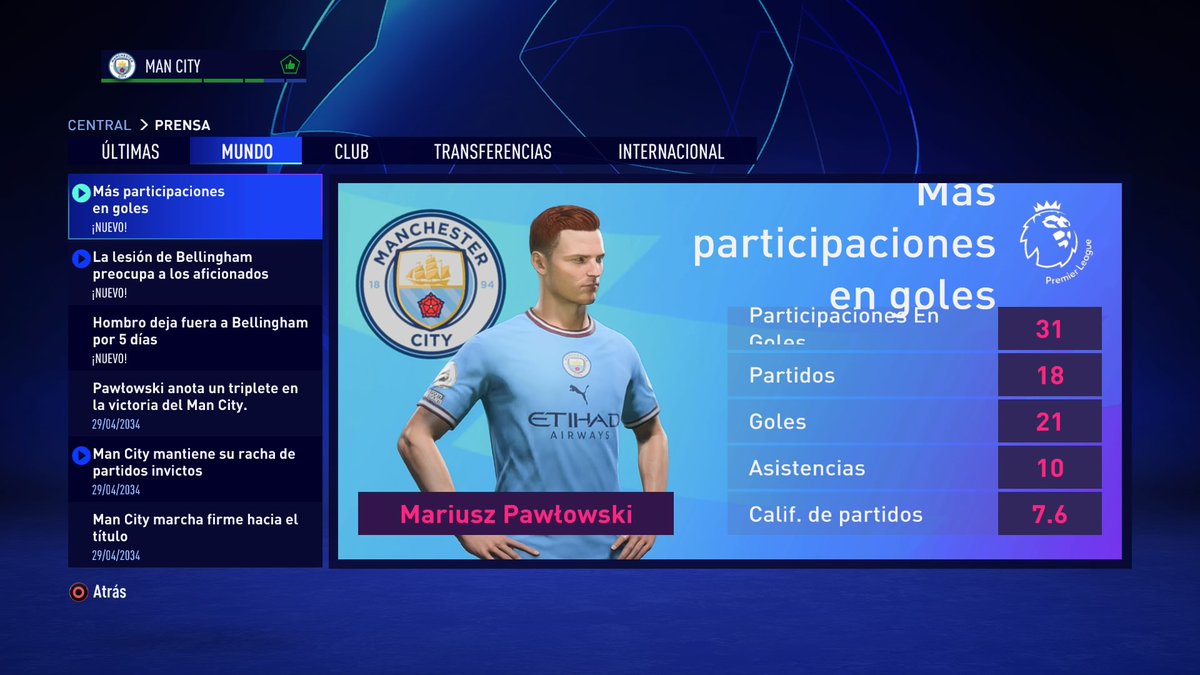 Cesar377S's tweet image. #Pawłowski
#PremierLeague
#ManchesterCity
#FIFA23