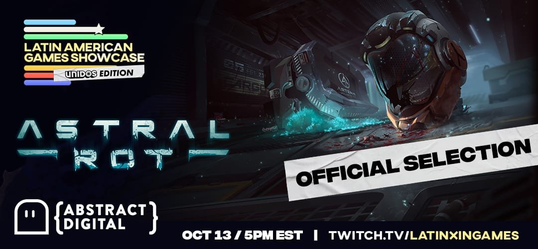 AbstractDw's tweet photo. 🚨We are very excited to announce that #AstralRot🪐 will be at the @lagshowcase #UnidosEdition 

➡️You can watch the stream here: 
📺https://t.co/on6KenaaLB
🔴Or you can join our official co-stream: 
📺https://t.co/SjYQiwV9WC

#indiegame #IndieGameDev #gamedevs #IndieDevs https://t.co/VSZY40H6ZO