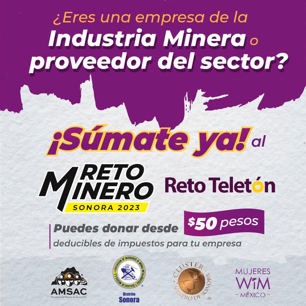 Y tú, ¿ya donaste? Juntos podemos ayudar a mejorar la calidad de vida de niñas, niños y pacientes del <a href="/CRITSonora/">CRIT Sonora</a> 
¡Súmate al Reto Minero!  La meta es reunir 100 mil pesos, cada peso cuenta. 🙌🤗