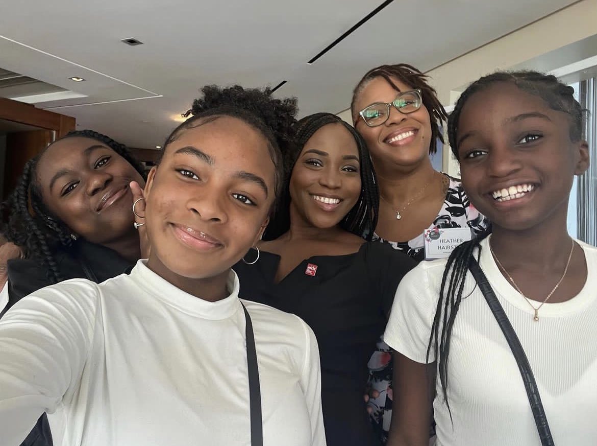One of my favorite pictures from yesterdays <a href="/GirlsIncDC/">Girls Inc. DC</a> Champion for Girls Luncheon.  These strong, smart, bold girls are future scholars, doctors, politicians, astronomers and engineers. I love that for them and for our future.